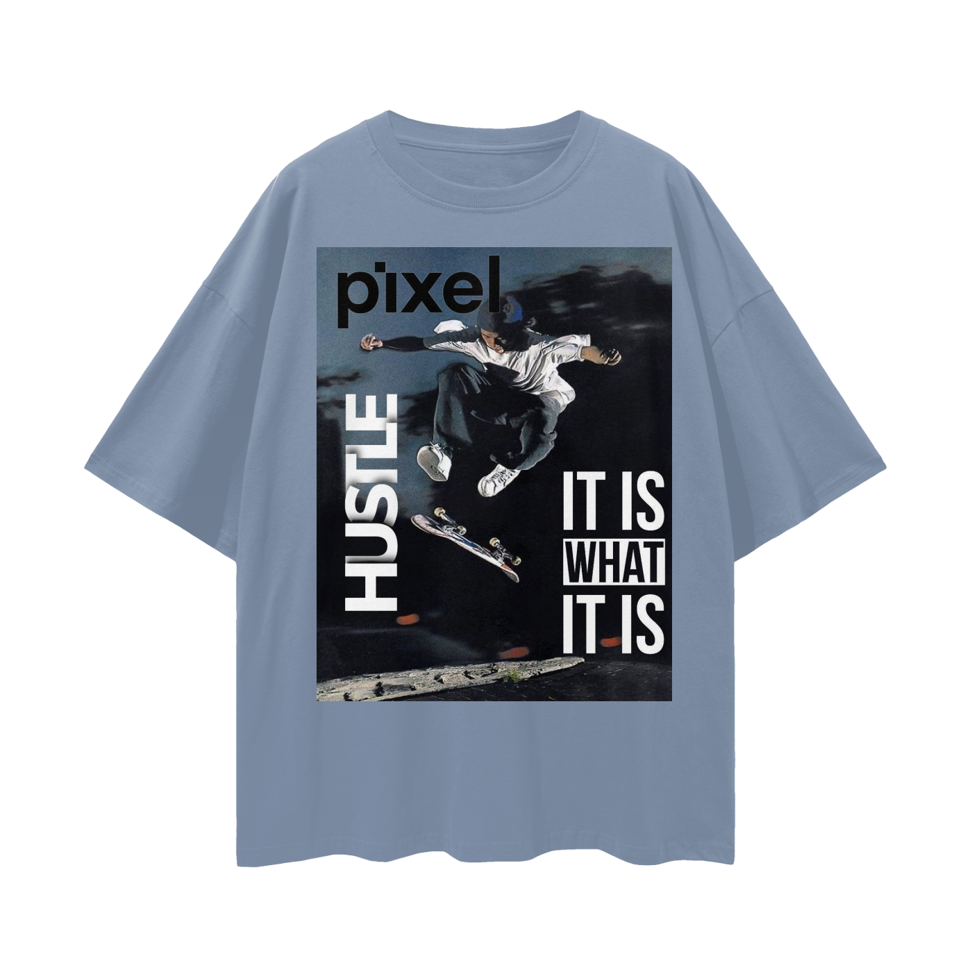 Oversize Deep Drop Shoulder Tee - 190 GSM