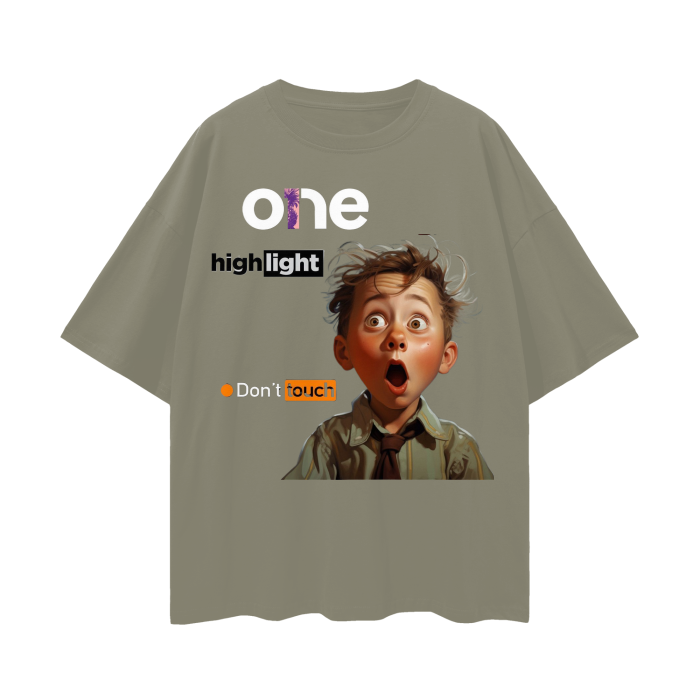Oversize Deep Drop Shoulder Tee - 190 GSM