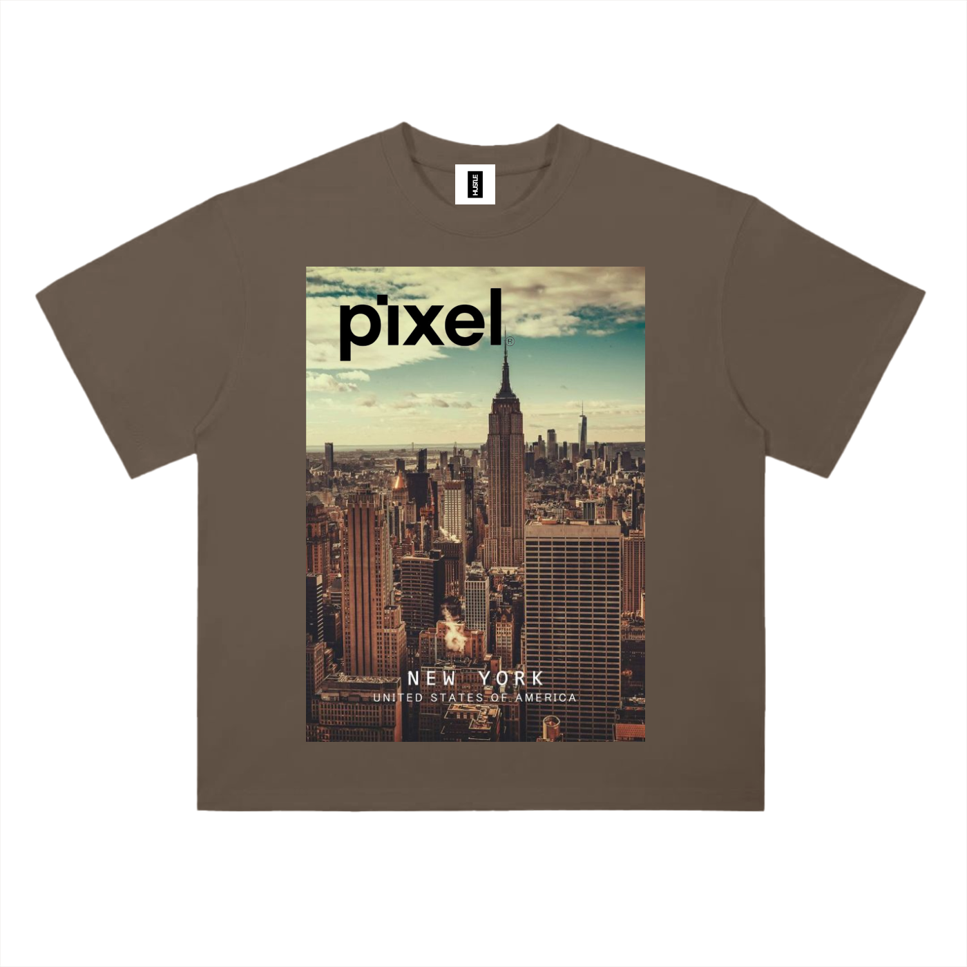 Heavyweight Drop Shoulder Cotton T-Shirt