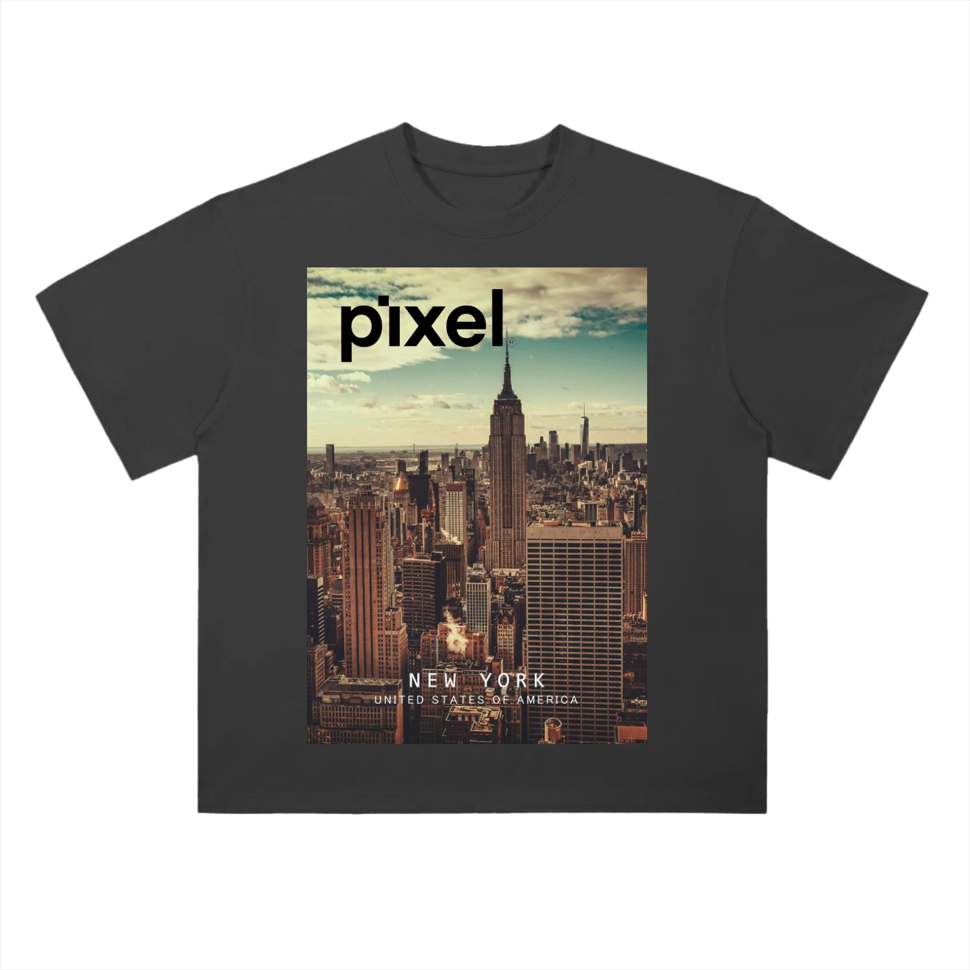 Heavyweight Drop Shoulder Cotton T-Shirt