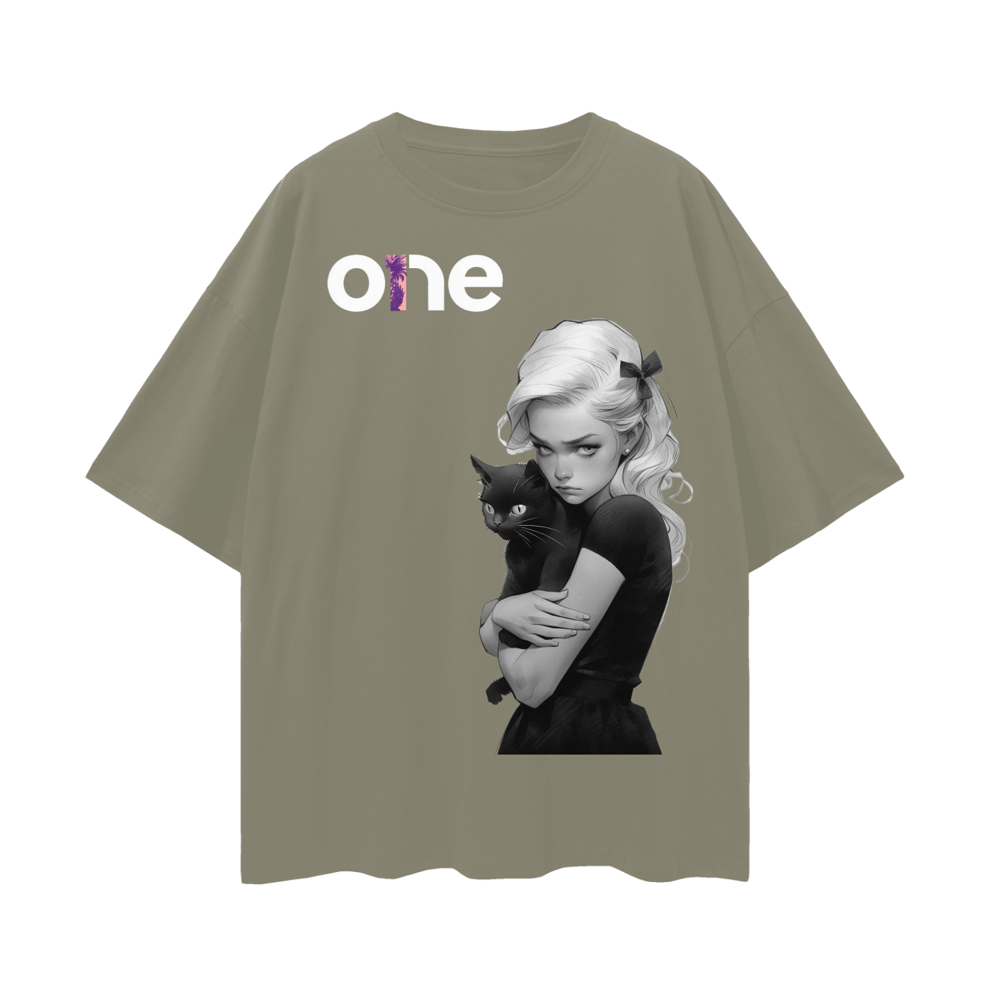 Oversize Deep Drop Shoulder Tee - 190 GSM