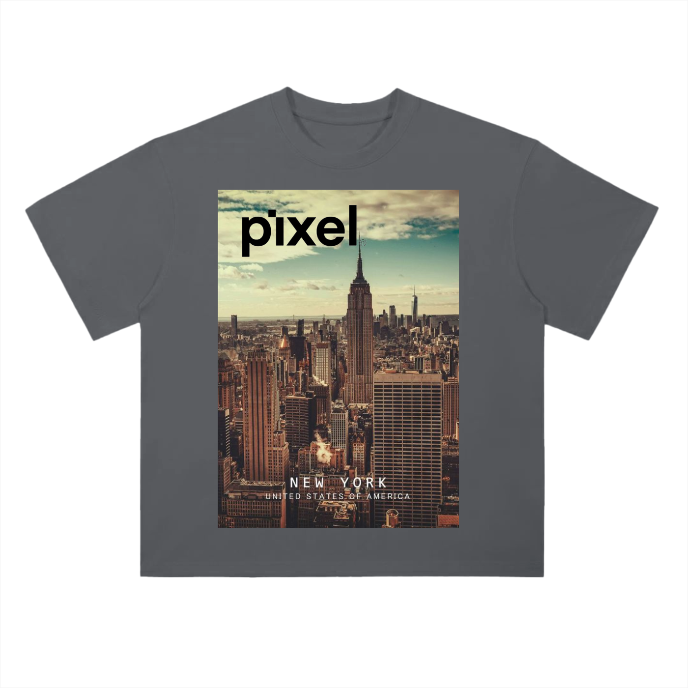 Heavyweight Drop Shoulder Cotton T-Shirt