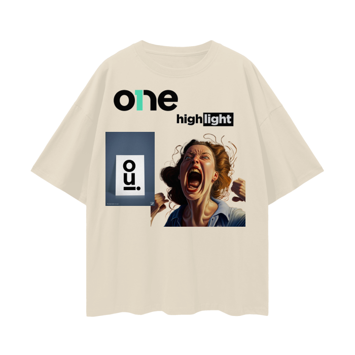 Oversize Deep Drop Shoulder Tee - 190 GSM