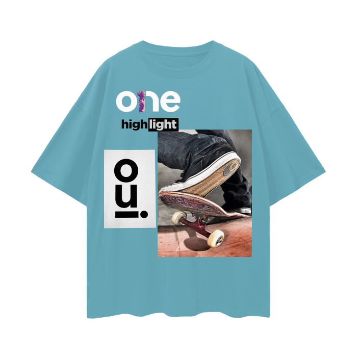 Oversize Deep Drop Shoulder Tee - 190 GSM