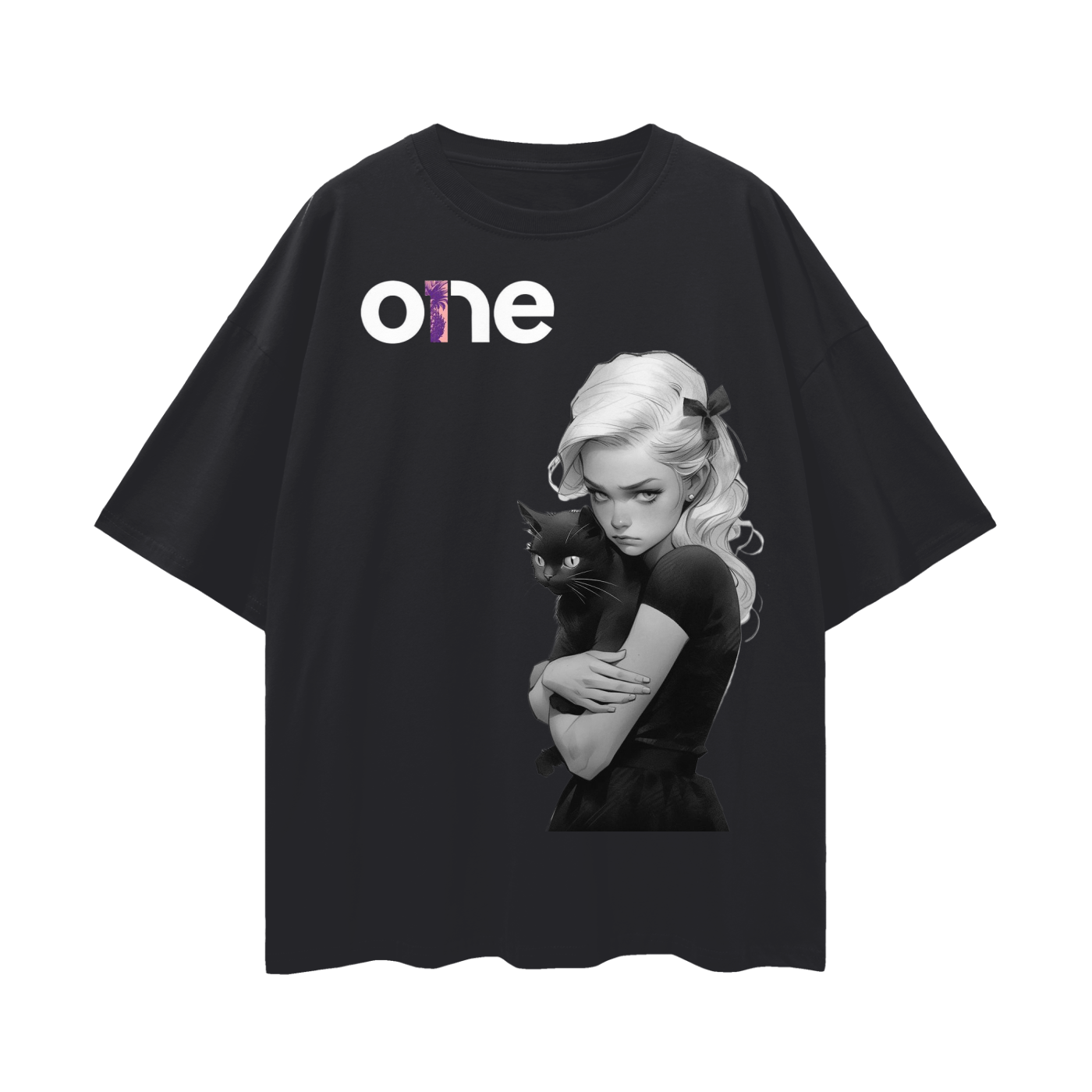 Oversize Deep Drop Shoulder Tee - 190 GSM