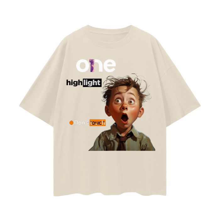 Oversize Deep Drop Shoulder Tee - 190 GSM