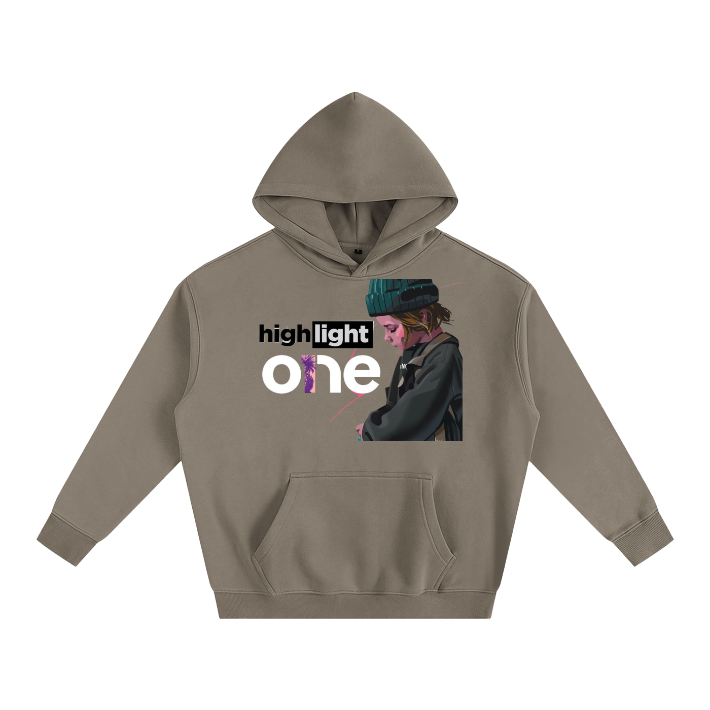 Oversize Fleeced Hoodie