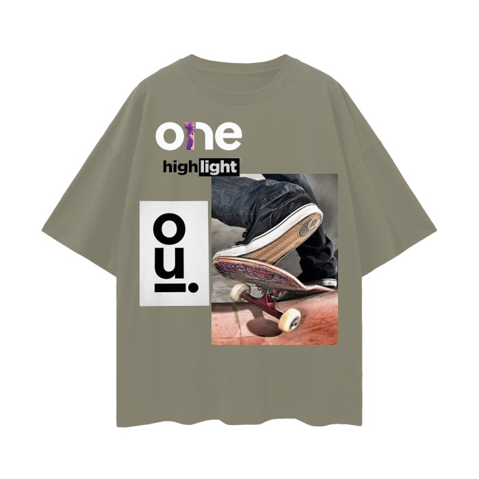 Oversize Deep Drop Shoulder Tee - 190 GSM