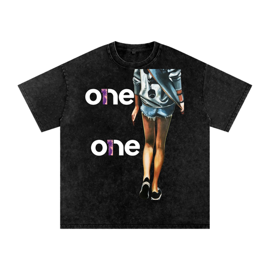 Acid Wash Oversize T-Shirt - 250 GSM
