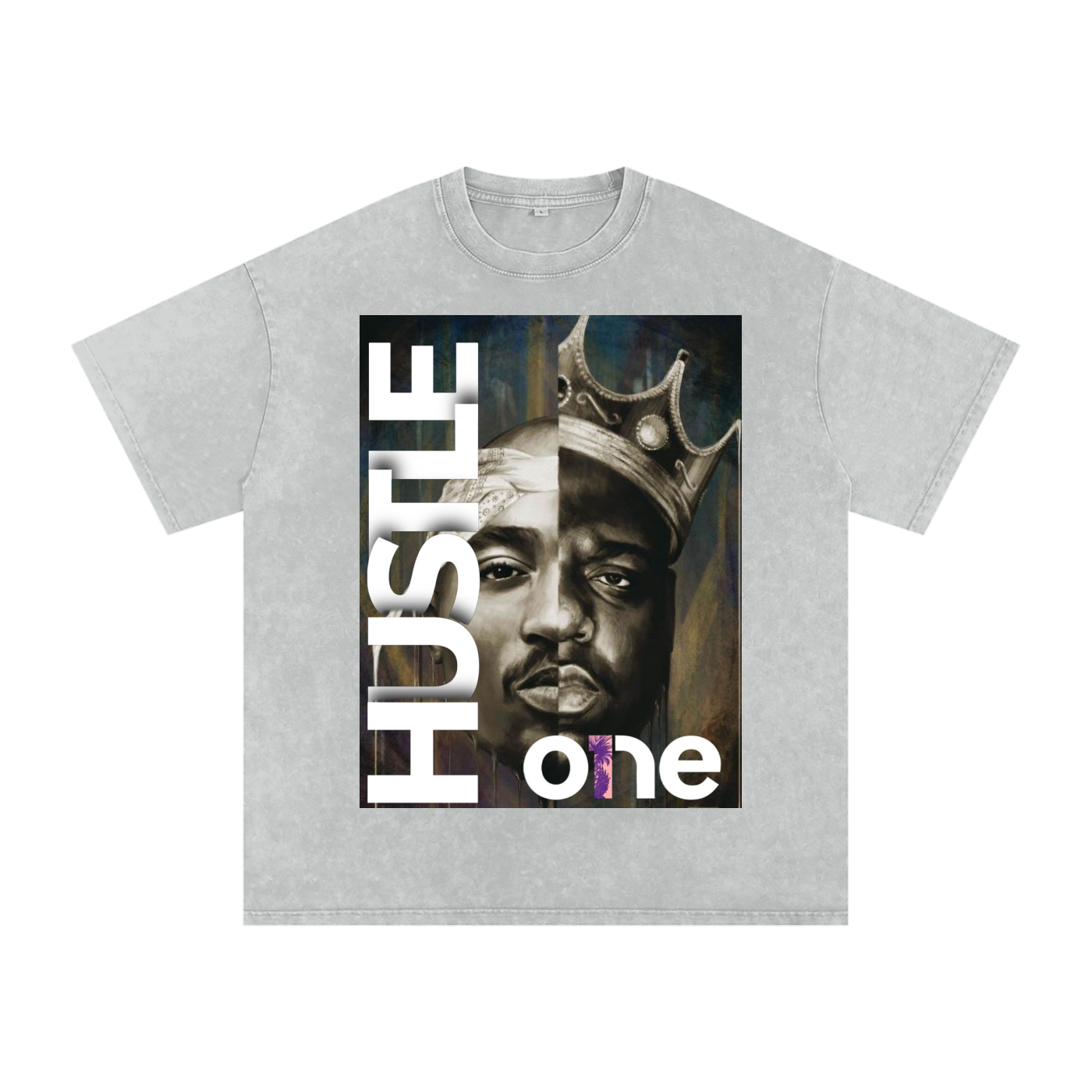 Acid Wash Oversize T-Shirt - 250 GSM