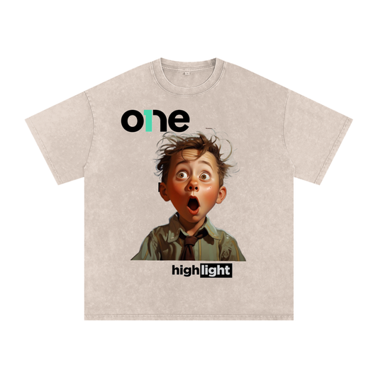 Acid Wash Oversize T-Shirt - 250 GSM