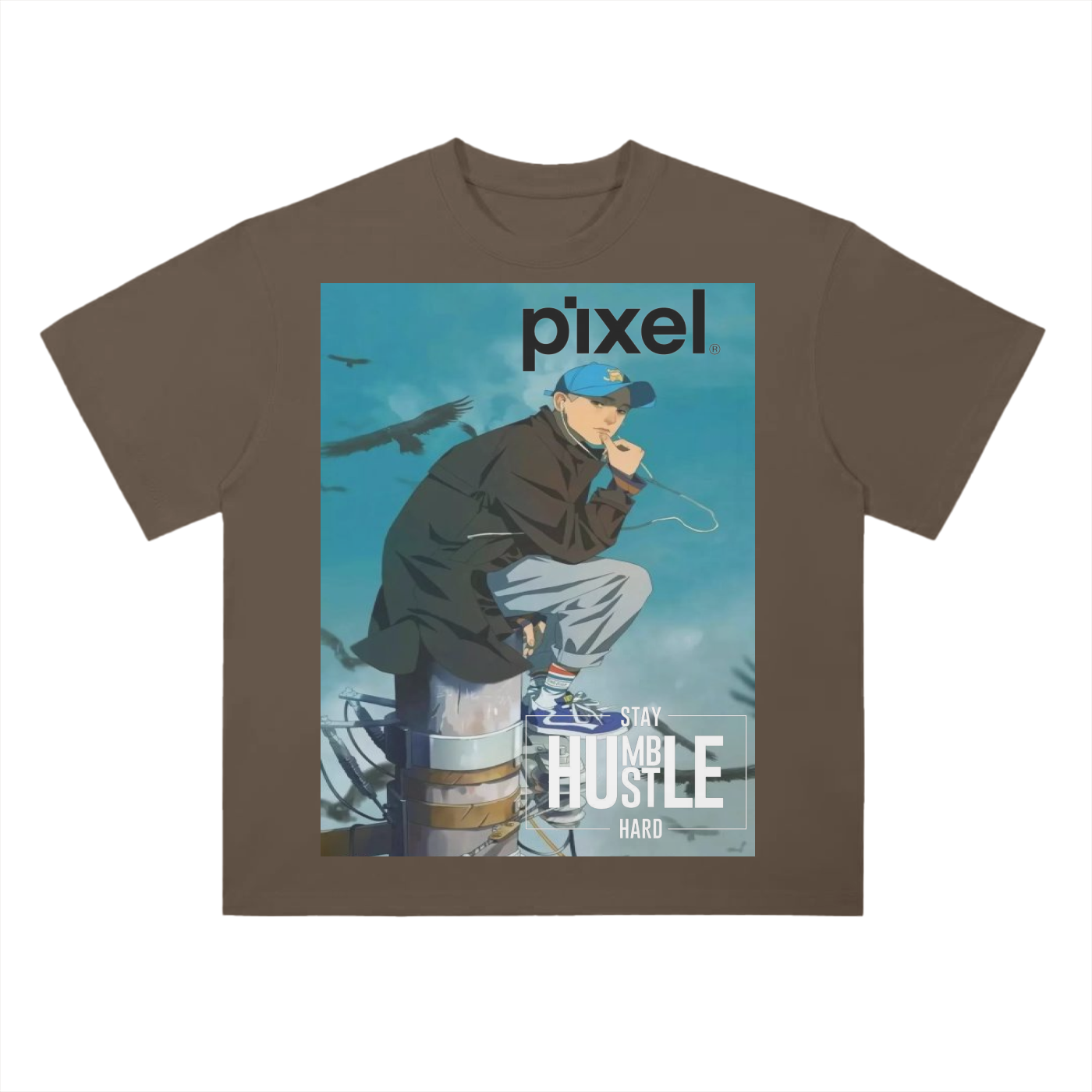 Drop Shoulder T-Shirt - 300 GSM