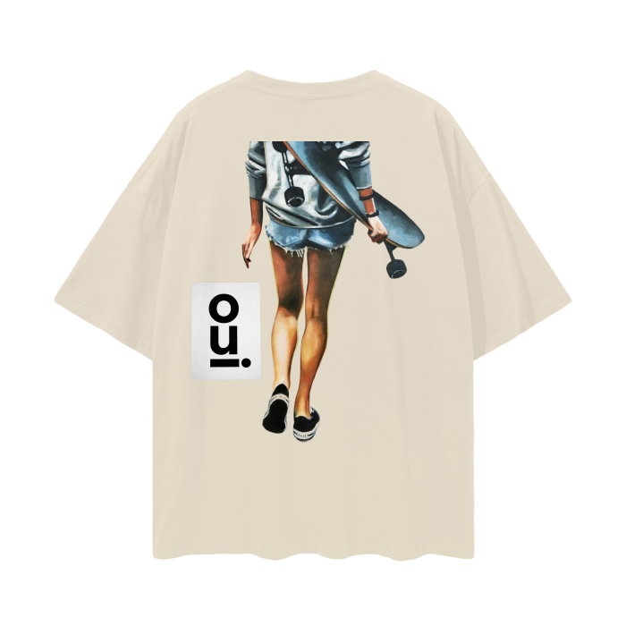 Oversize Deep Drop Shoulder Tee - 190 GSM
