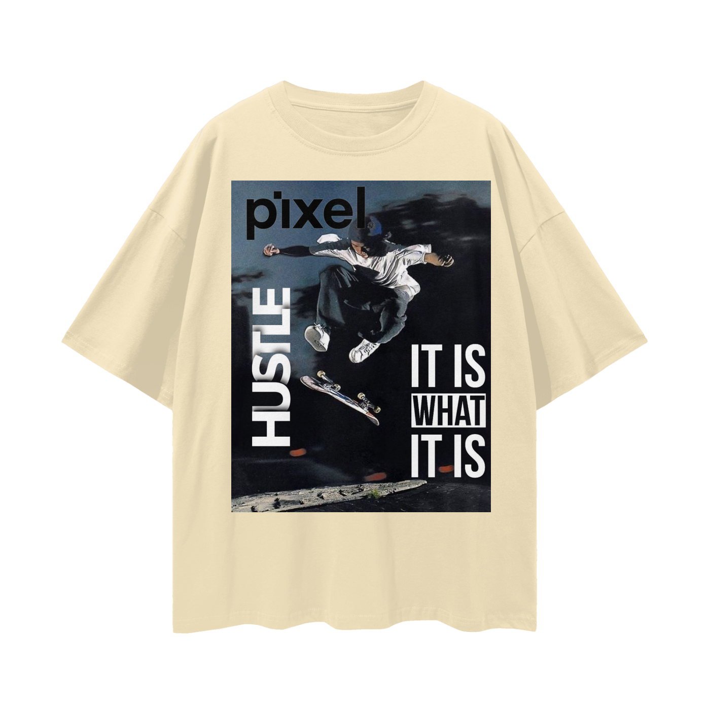 Oversize Deep Drop Shoulder Tee - 190 GSM