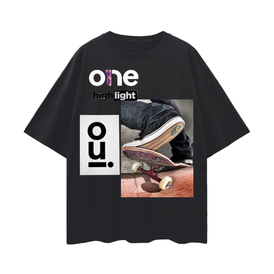Oversize Deep Drop Shoulder Tee - 190 GSM