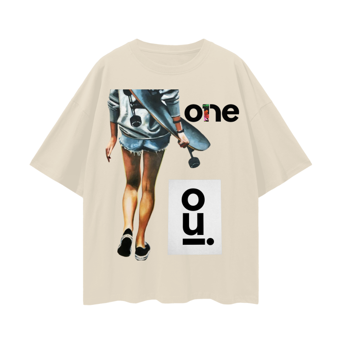 Oversize Deep Drop Shoulder Tee - 190 GSM