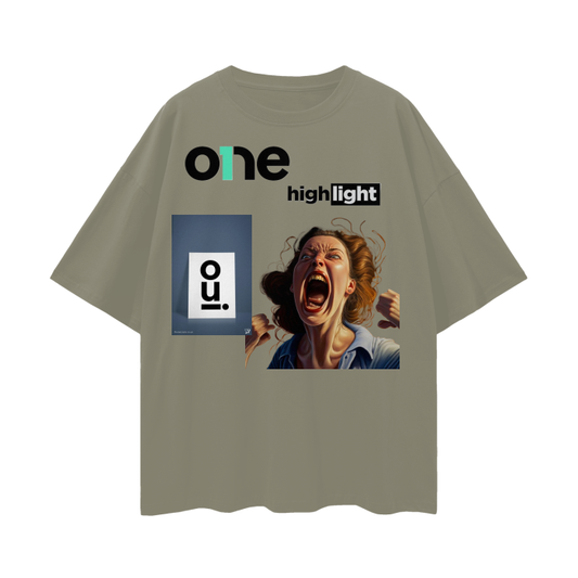 Oversize Deep Drop Shoulder Tee - 190 GSM