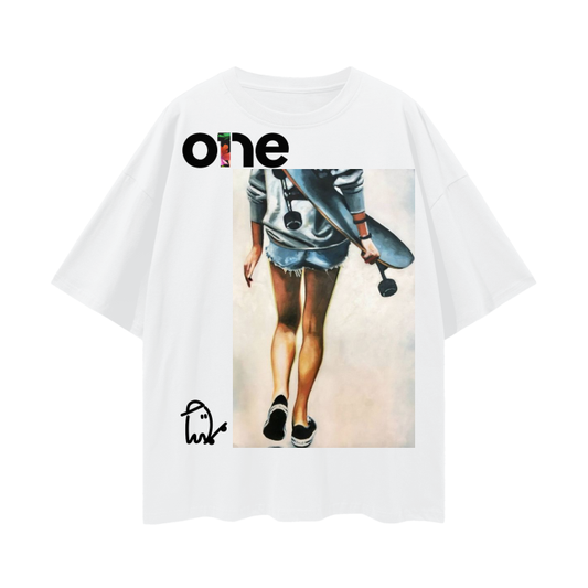 Oversize Deep Drop Shoulder Tee - 190 GSM