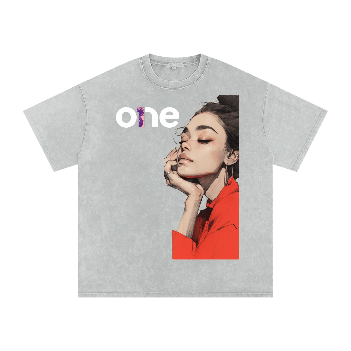 Acid Wash Oversize T-Shirt - 250 GSM