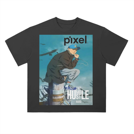 Drop Shoulder T-Shirt - 300 GSM