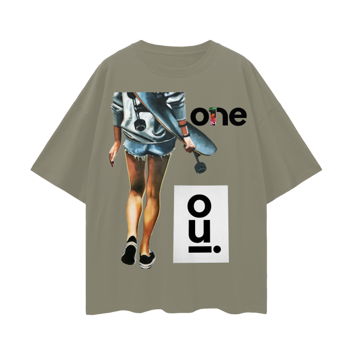 Oversize Deep Drop Shoulder Tee - 190 GSM