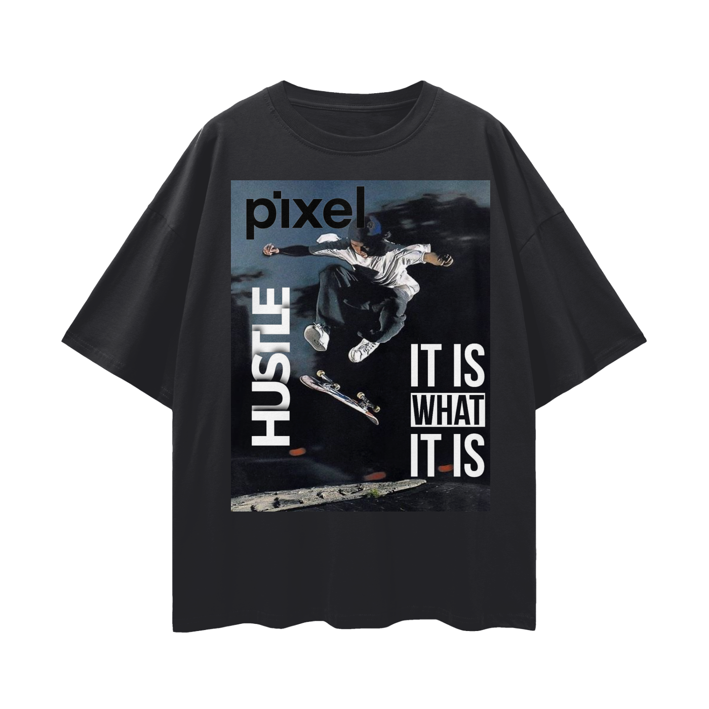 Oversize Deep Drop Shoulder Tee - 190 GSM