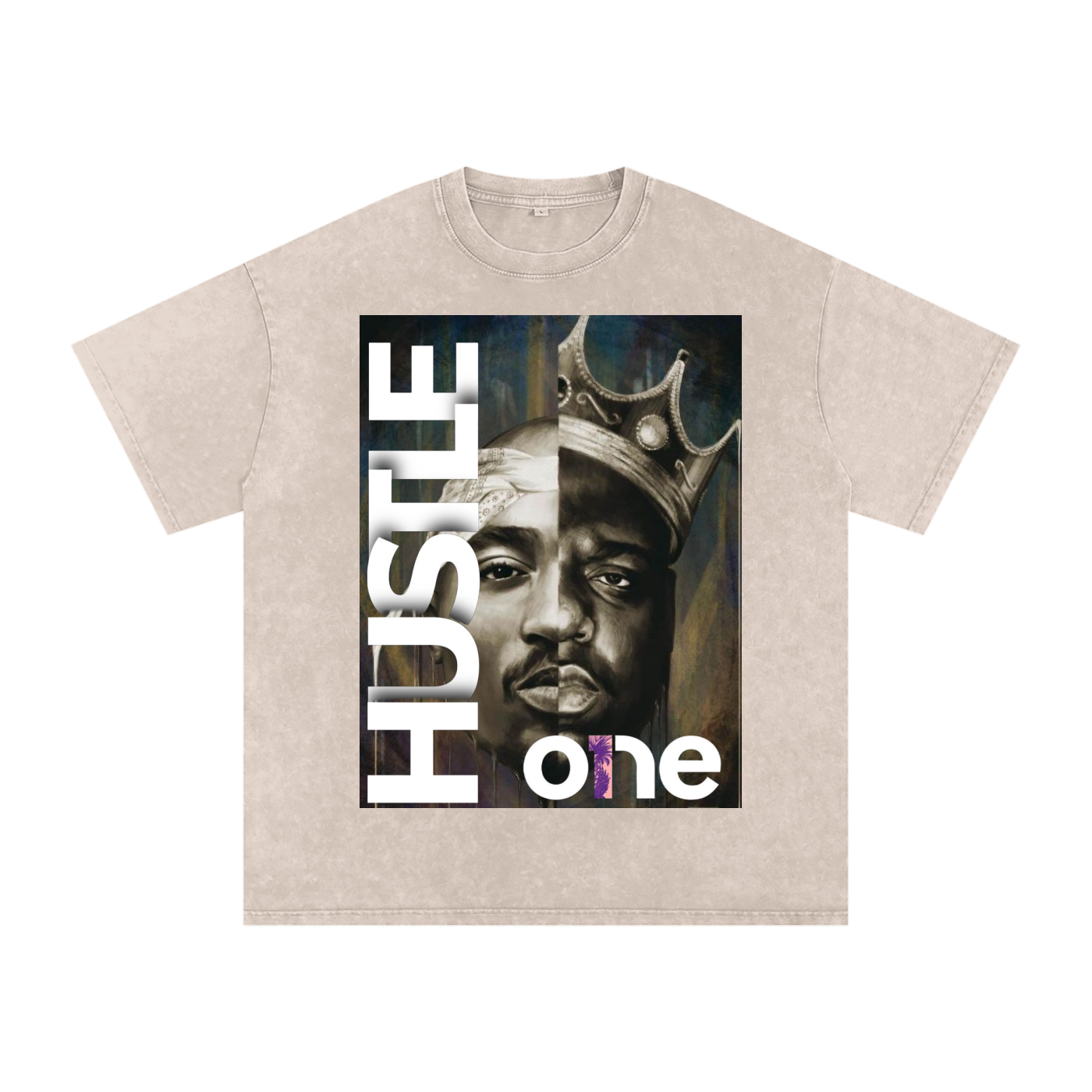 Acid Wash Oversize T-Shirt - 250 GSM