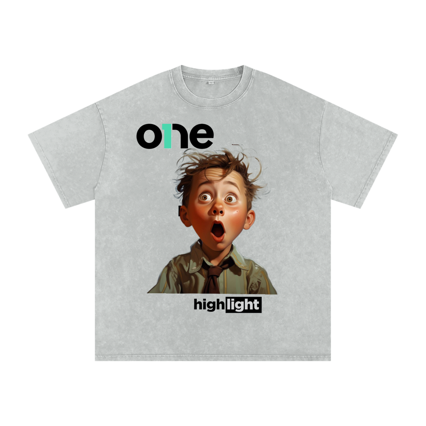 Acid Wash Oversize T-Shirt - 250 GSM
