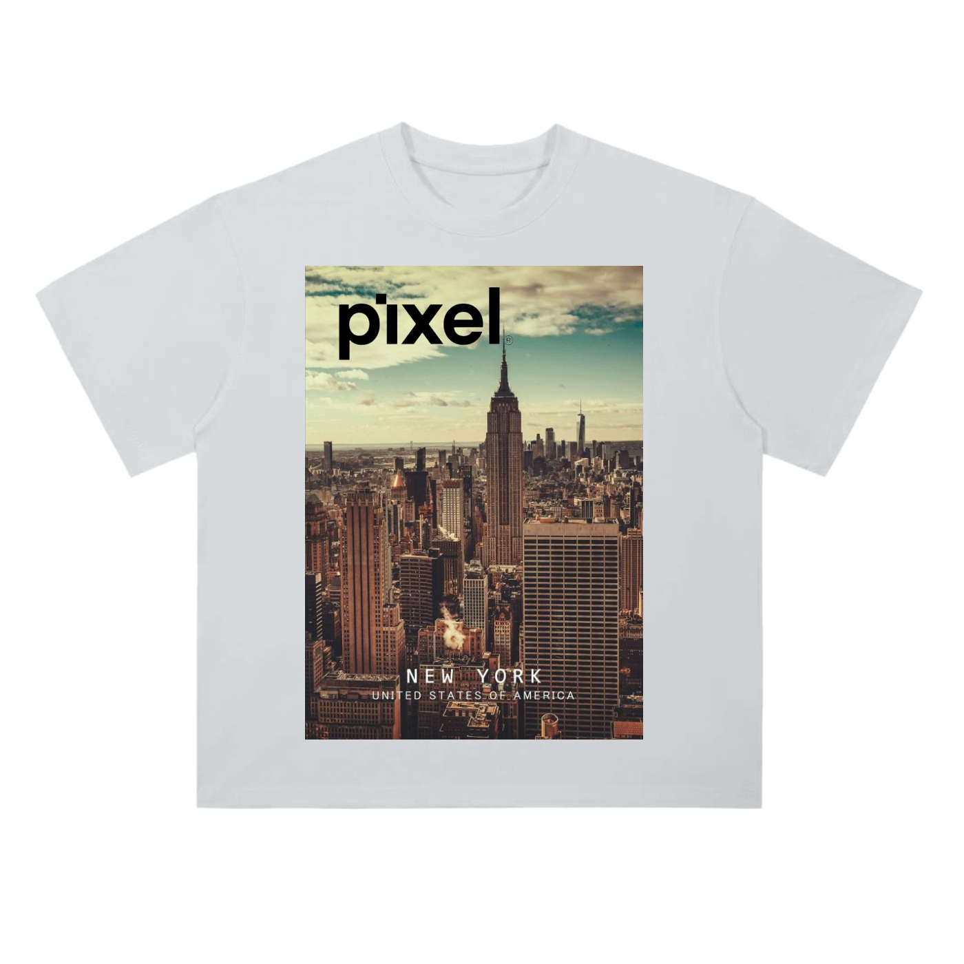 Heavyweight Drop Shoulder Cotton T-Shirt