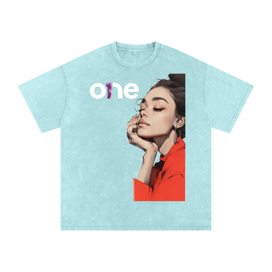 Acid Wash Oversize T-Shirt - 250 GSM