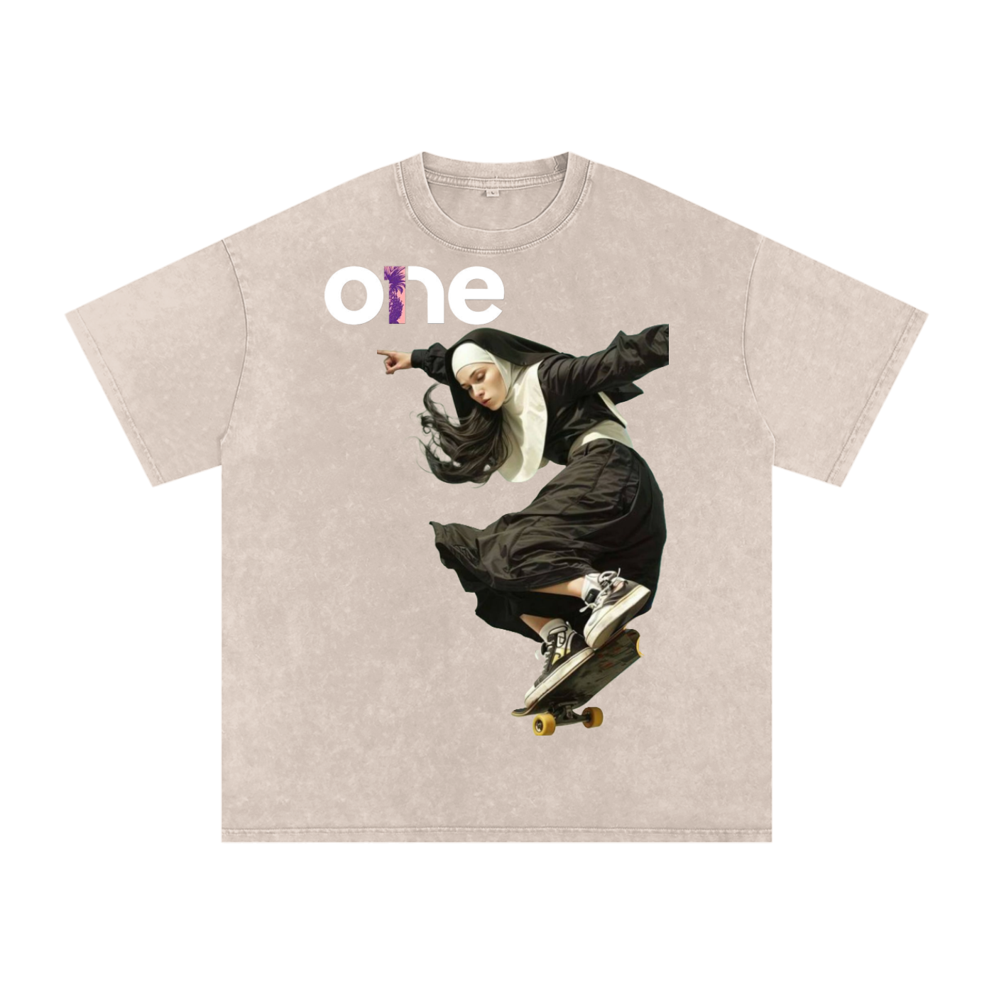 Acid Wash Oversize T-Shirt - 250 GSM