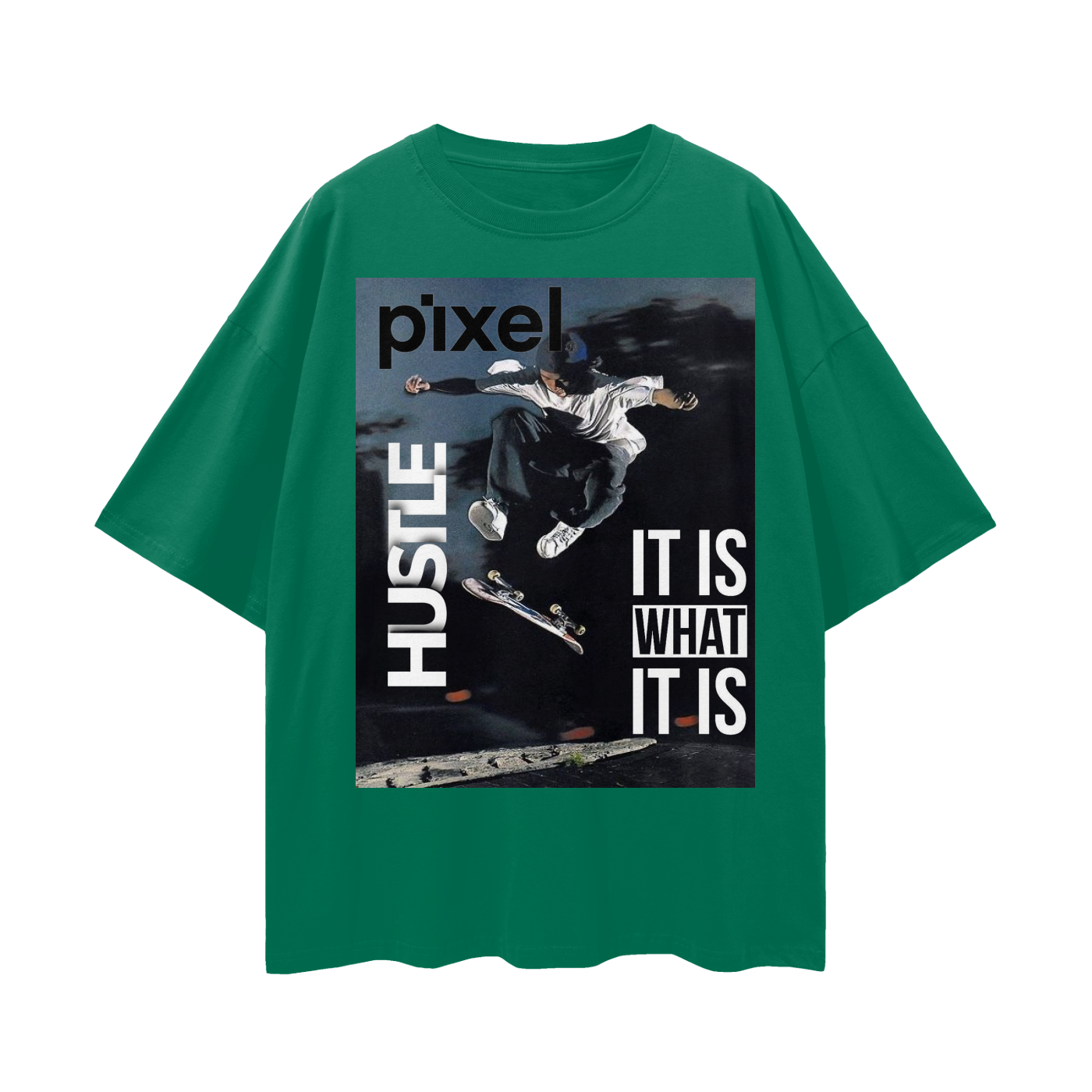 Oversize Deep Drop Shoulder Tee - 190 GSM