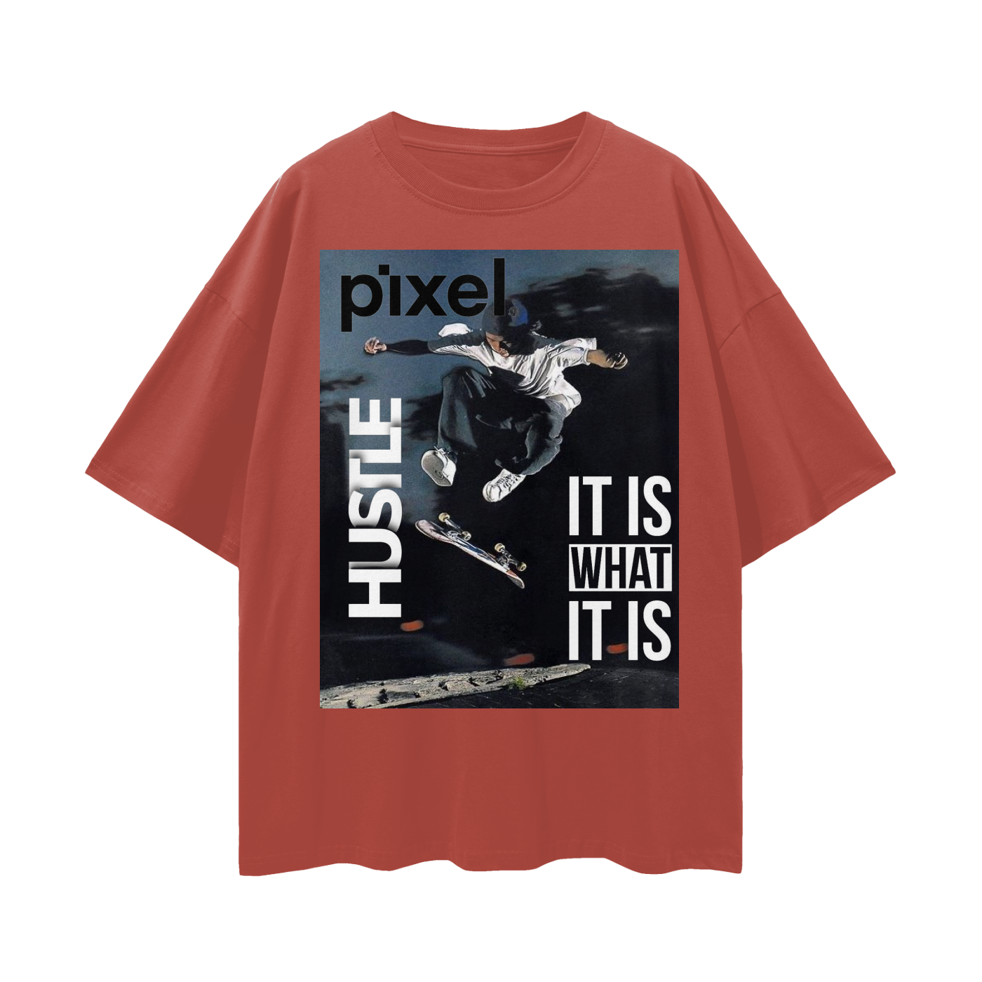 Oversize Deep Drop Shoulder Tee - 190 GSM