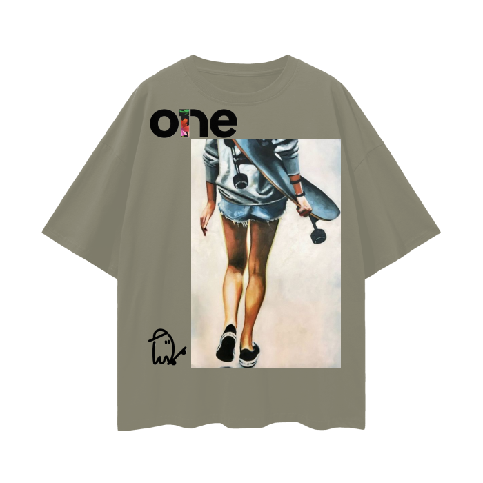 Oversize Deep Drop Shoulder Tee - 190 GSM